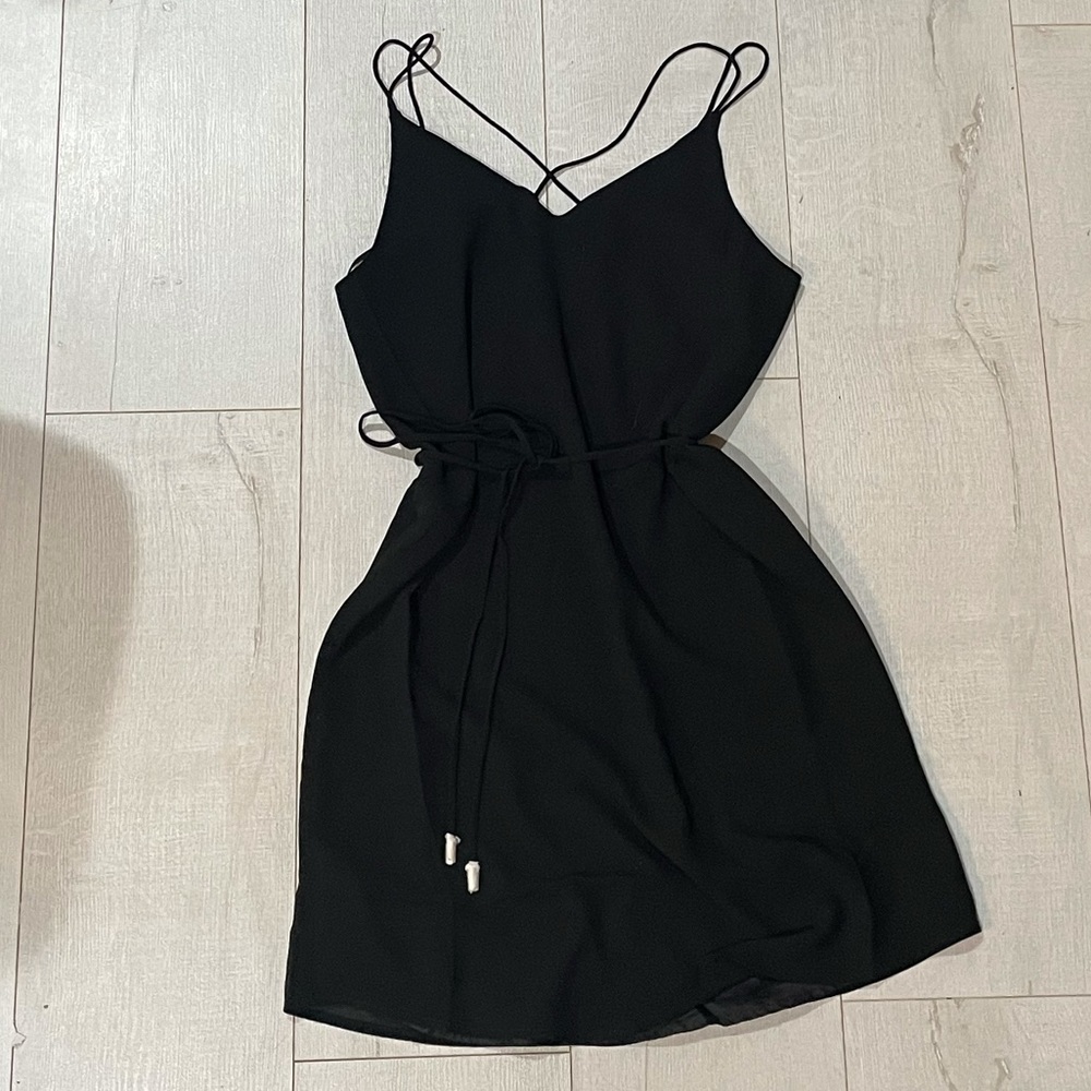 Summer Front Tie Mini Dress